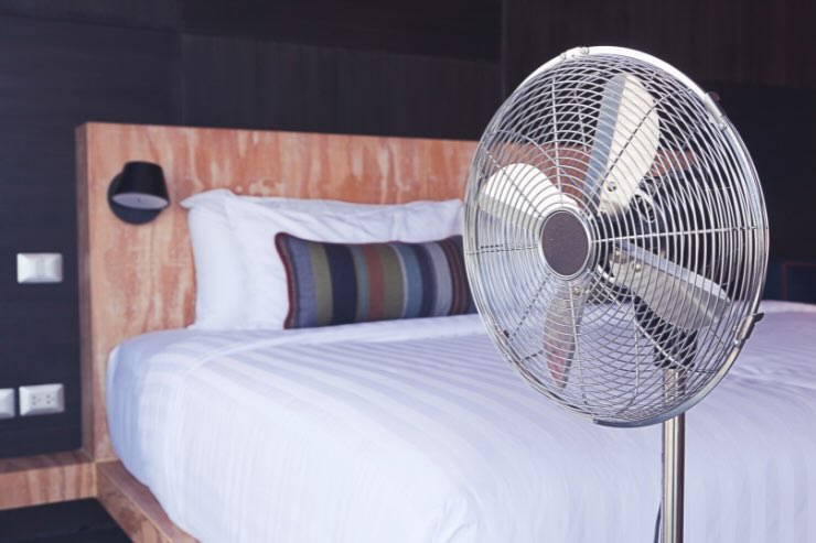 letto con ventilatore